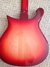 Aug 2014 Rickenbacker 660/12 , Fireglo: Body - Rear