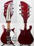 Rickenbacker 620/6 , Burgundy: Body - Front