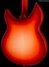 Nov 2015 Rickenbacker 330/6 , Fireglo: Body - Rear