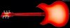Rickenbacker 330/6 , Fireglo: Full Instrument - Rear