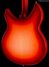 Nov 2015 Rickenbacker 330/6 , Fireglo: Body - Rear