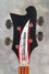 Rickenbacker 4001/4 C64S, Matte Black: Headstock