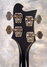 Rickenbacker 4001/4 C64S, Matte Black: Headstock - Rear