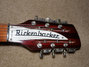 Rickenbacker 330/12 Mod, Burgundy: Headstock