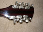 Rickenbacker 330/12 Mod, Burgundy: Headstock - Rear