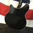 Feb 1990 Rickenbacker 360/12 Mod, Jetglo: Body - Rear