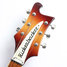 Jul 1982 Rickenbacker 480/6 , Fireglo: Headstock