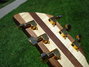Rickenbacker 380/6 Laguna piezo, Natural Walnut: Headstock - Rear