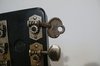 Rickenbacker B/7 Mod, Black: Headstock - Rear