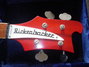 Dec 1974 Rickenbacker 4005/4 WB, Burgundy: Headstock