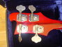 Rickenbacker 4005/4 WB, Burgundy: Headstock - Rear