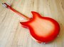 May 1963 Rickenbacker 330/6 Mod, Fireglo: Body - Rear