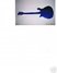 Rickenbacker 620/6 , Midnightblue: Full Instrument - Rear