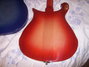 Feb 2007 Rickenbacker 620/12 , Fireglo: Body - Rear