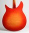 Dec 1958 Rickenbacker 330/6 Capri, Fireglo: Body - Rear