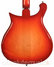 Dec 2009 Rickenbacker 620/12 , Fireglo: Body - Rear