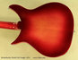 Mar 2002 Rickenbacker 325/6 , Fireglo: Body - Rear