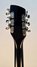 Rickenbacker 1993/12 Plus, Jetglo: Headstock - Rear