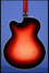 Nov 1960 Rickenbacker 365/6 F, Fireglo: Body - Rear