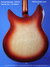 Mar 1995 Rickenbacker 330/6 , Fireglo: Body - Rear