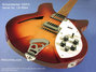Rickenbacker 330/6 , Fireglo: Neck - Front