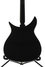 Feb 1997 Rickenbacker 325/6 V59, Jetglo: Body - Rear