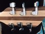 Rickenbacker 330/6 , Natural Walnut: Headstock - Rear