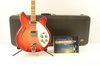Rickenbacker 360/12 , Fireglo: Neck - Rear