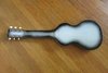 Rickenbacker 59/6 LapSteel, Gray Sunburst: Full Instrument - Rear