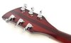 Rickenbacker 330/6 Mod, Burgundy: Headstock - Rear