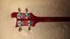 Rickenbacker 4000/4 Mod, Fireglo: Headstock - Rear