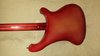 Aug 1978 Rickenbacker 4000(LH)/4 Mod, Fireglo: Body - Rear