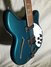 Nov 1998 Rickenbacker 360/12 , Turquoise: Body - Rear