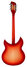 Rickenbacker 330/12 , Fireglo: Full Instrument - Rear