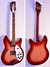 Rickenbacker 360/6 WB VP, Fireglo: Full Instrument - Rear