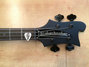Rickenbacker 4003/4 Noir, Matte Black: Headstock