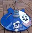 Rickenbacker 340/6 , Azureglo: Neck - Rear
