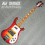 Rickenbacker 4003/4 , Fireglo: Full Instrument - Front