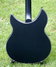 Jul 2016 Rickenbacker 360/6 Noir, Matte Black: Body - Rear