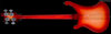 Rickenbacker 4003/4 , Fireglo: Full Instrument - Rear
