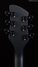 Rickenbacker 360/6 Noir, Matte Black: Headstock - Rear