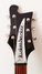 Rickenbacker 480/6 , Jetglo: Headstock