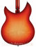 Nov 2014 Rickenbacker 330/6 , Fireglo: Body - Rear
