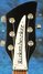 Rickenbacker 360/6 , Jetglo: Headstock