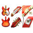 Rickenbacker 335/6 , Fireglo: Close up - Free