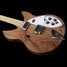 Rickenbacker 330/6 , Natural Walnut: Close up - Free