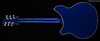 Rickenbacker 360/6 , Midnightblue: Full Instrument - Rear