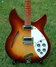 Rickenbacker 330/6 , Walnut: Body - Front