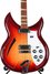 Rickenbacker 381/6 V69, Fireglo: Body - Front