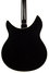 Apr 1992 Rickenbacker 360/6 V64, Jetglo: Body - Rear